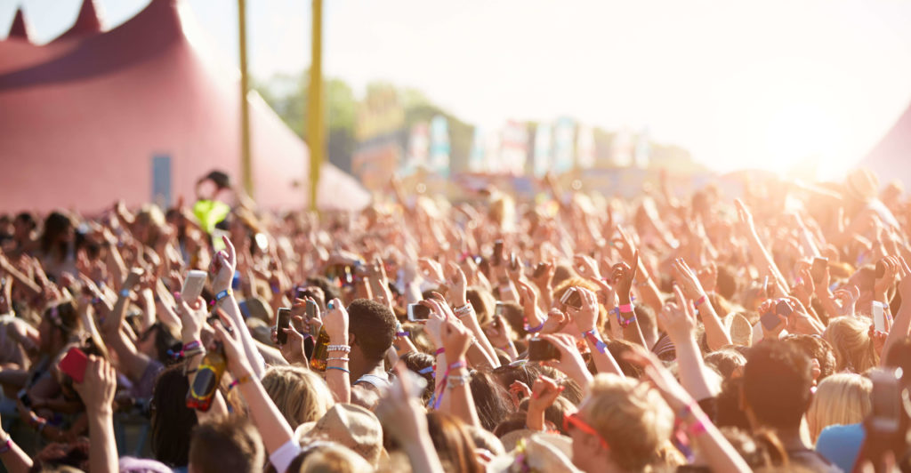 Crowd at an outdoor event