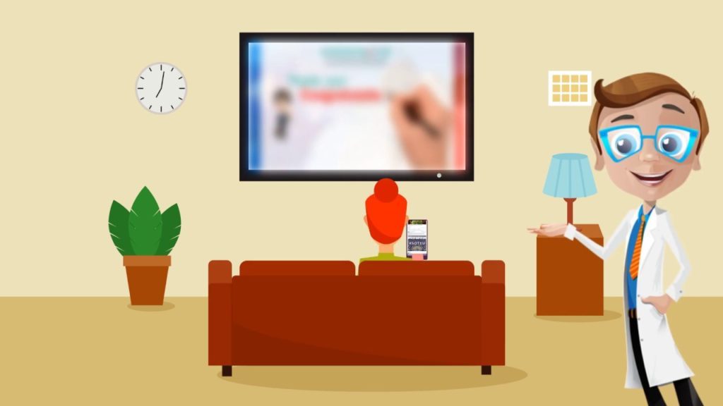 A TV ad being detected