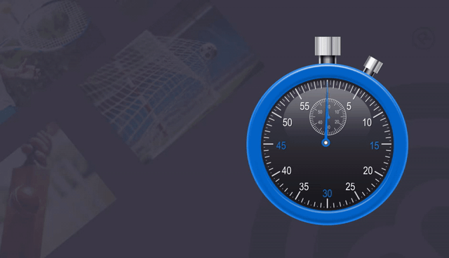 A 3 second countdown timer