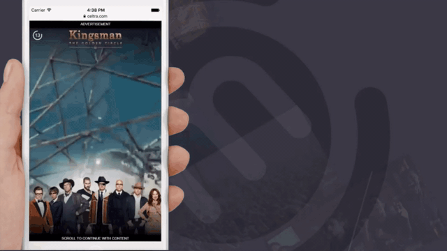 An interactive video advert